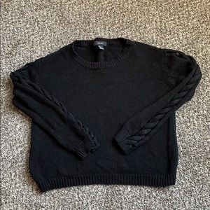 Black Sweater Twisted Sleeve Decal